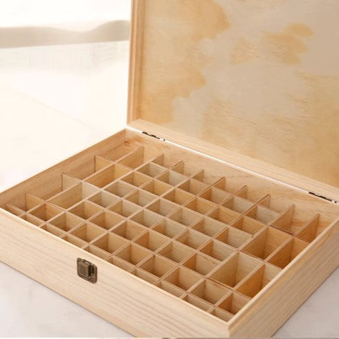 68 Slots Perfume Bottle Storage Wooden Box 68 Slots Perfume Bottle Storage Wooden Box