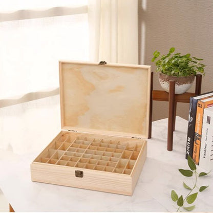 68 Slots Perfume Bottle Storage Wooden Box 68 Slots Perfume Bottle Storage Wooden Box