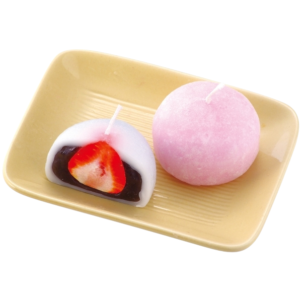 Strawberry Daifuku Candle 草莓大福蠟燭