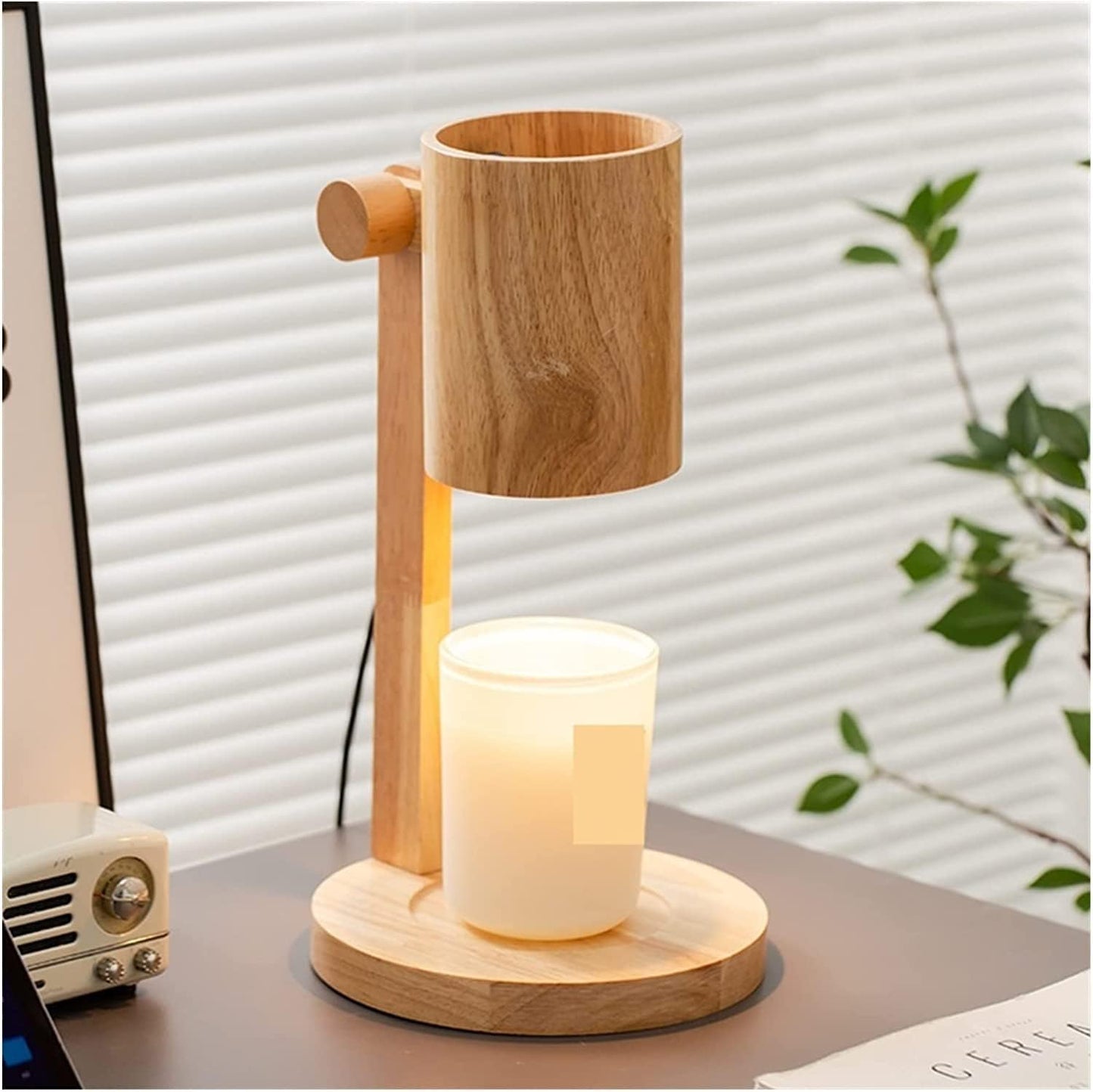 Wooden Candle Warmer Lamp 木質融蠟燈