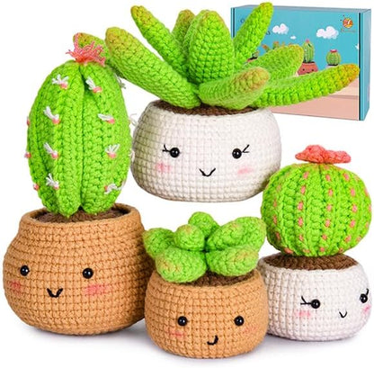 Crochet DIY Kit 針織DIY材料包 - Plants Family 植物盆栽