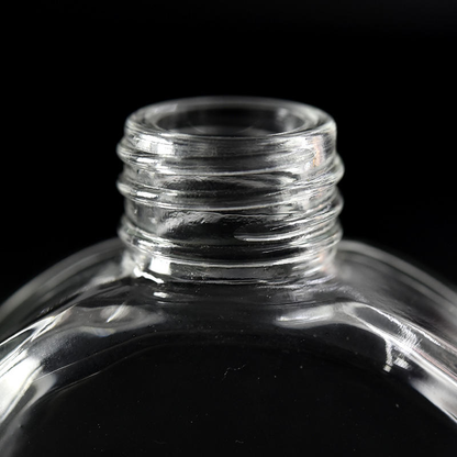 70ml Flat Circle Diffuser Glass bottle 扁圓形玻璃擴香瓶 (連蓋及內塞)