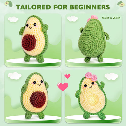 Crochet DIY Kit 針織DIY材料包 - Avocado Couple 牛油果情侶