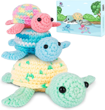 Crochet DIY Kit 針織DIY材料包 - Turtle Family 海龜家族