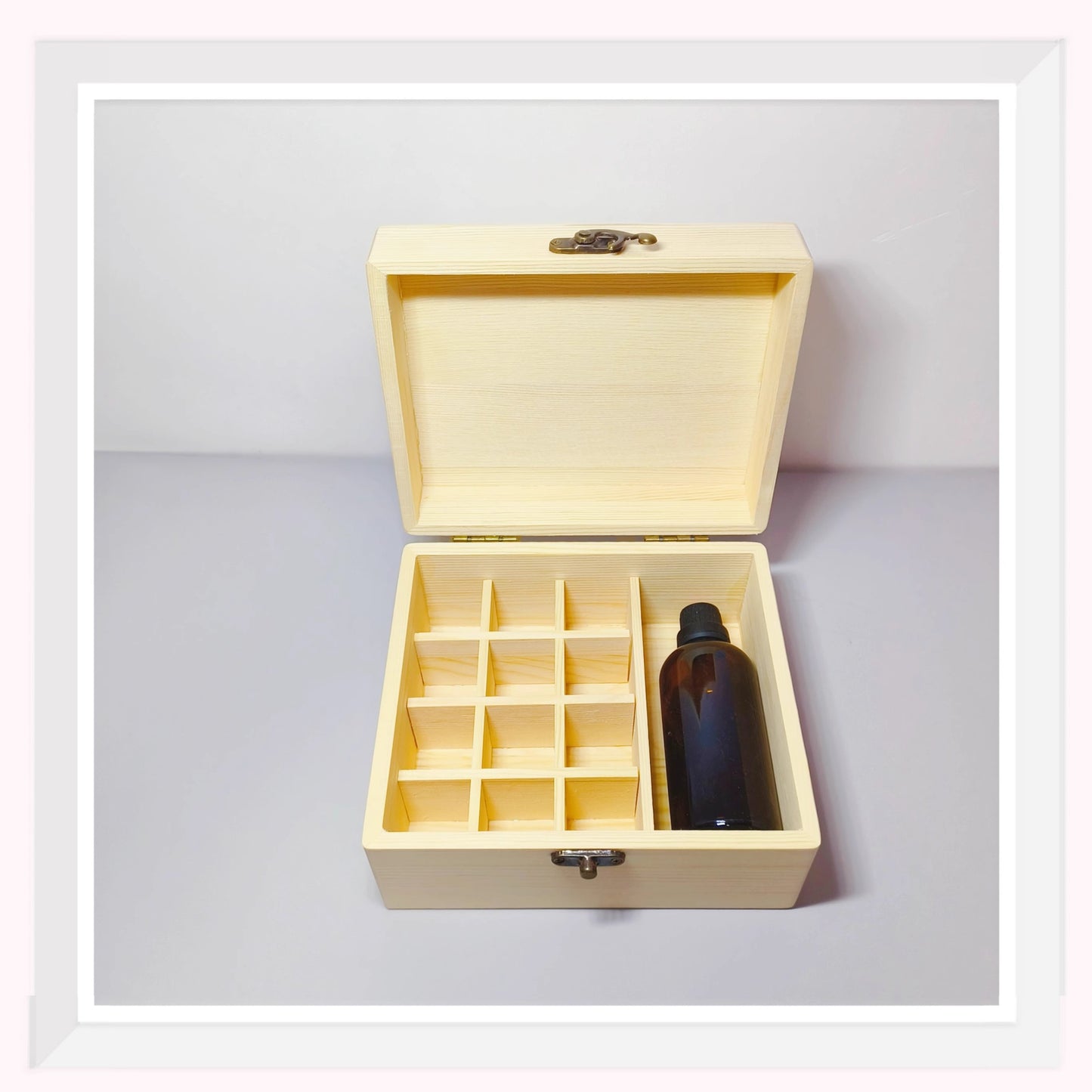 13 Slots Perfume Bottle Storage Wooden Box 13 Slots Perfume Bottle Storage Wooden Box