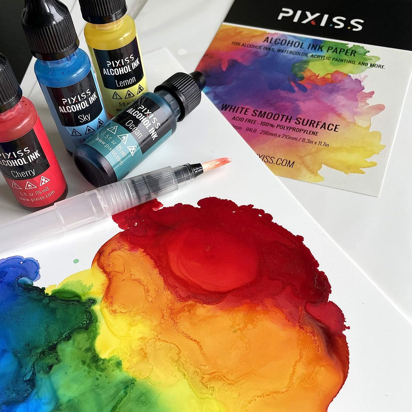 Pixiss Heavy Weight Paper for Alcohol Ink 酒精墨水用重磅紙 A4 300gsm