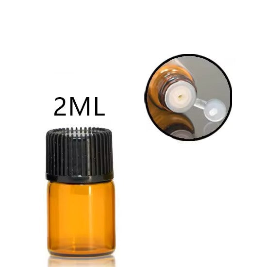 2ml Glass Test Bottles with Cap clear/amber glass test bottle