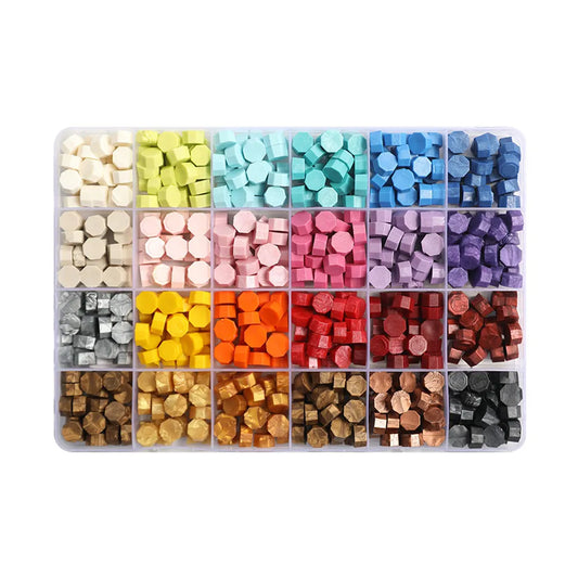 Sealing Wax Beads Set L - 24 colors