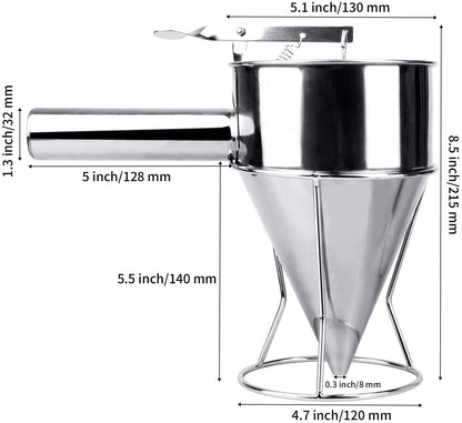Stainless Steel Funnel stainless steel funnel with bracket