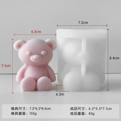 Mini Sitting Bear Mold 迷你坐熊模具