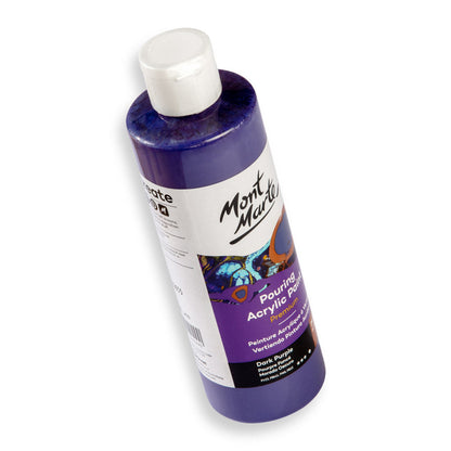 Mont Marte Pouring Acrylic Paint 丙烯流體畫顏料 240ml - Dark Purple 深紫色