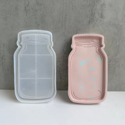 Half Bottle Shaped Tray Mold 半水瓶托盤模具