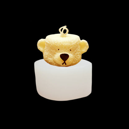 3D Bear Head mold 立體小熊頭模具