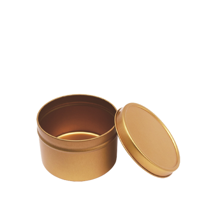 235ml Copper Gold Aluminum Tincase 銅金鋁質容器