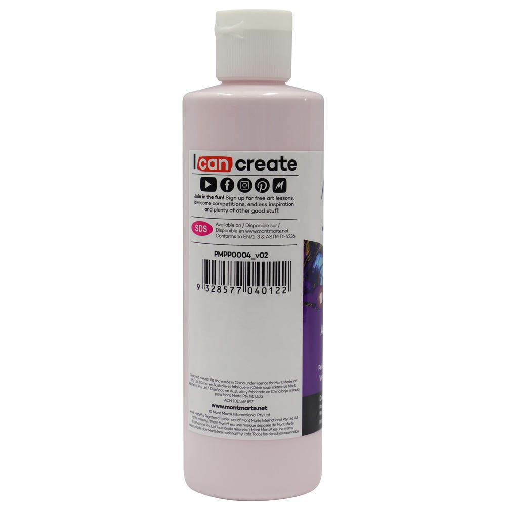 Mont Marte Pouring Acrylic Paint 240ml - Dusty Pink