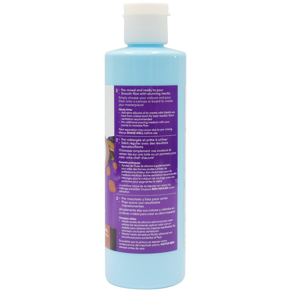 Mont Marte Pouring Acrylic Paint 240ml - Light Blue