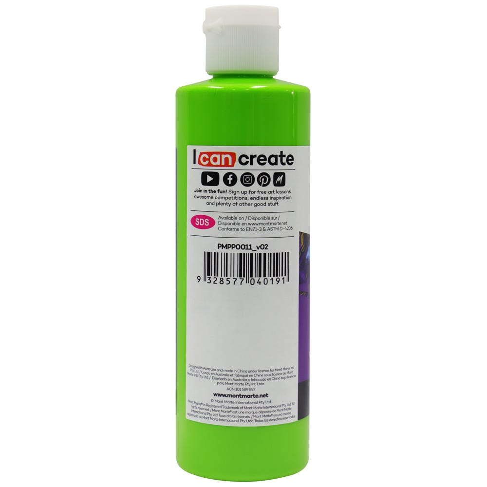 Mont Marte Pouring Acrylic Paint 240ml - Mid Green