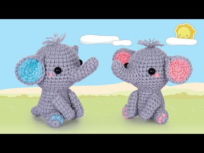 Crochet DIY Kit 針織DIY材料包 - Elephant Family 大象家族