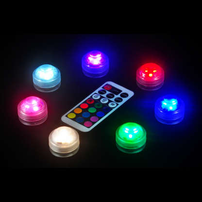 Remote Control Multicolor LED Tealight bulb 遙控彩色LED茶燈泡