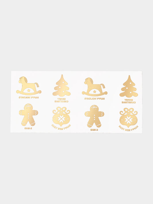 Sticker [ST-CW05] - Gold Christmas Illustration Transfer Paper Gold Christmas Illustration Transfer Paper