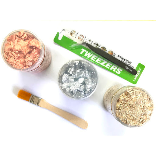 Gold Silver Copper Flakes 金銀銅箔 5g