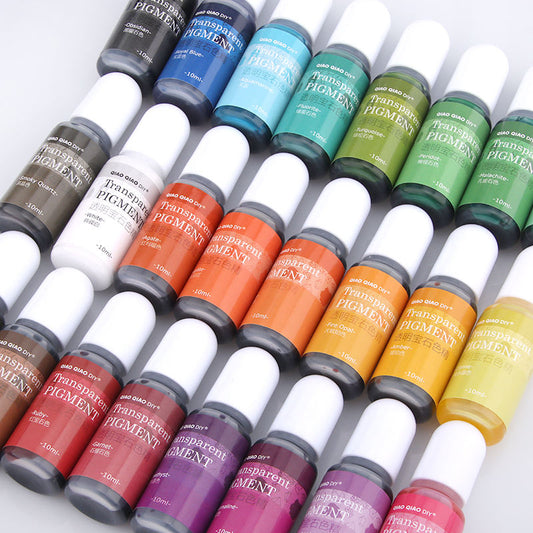 Transparent Pigment for Resin 24-color set