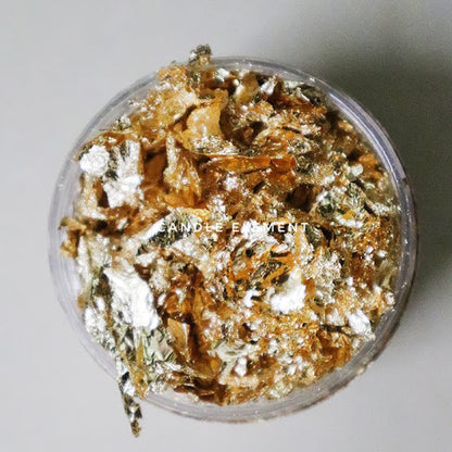 Gold Silver Copper Flakes 金銀銅箔 5g