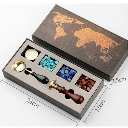 Sealing Wax Map Set C 火漆印章地圖套裝C - Thank you