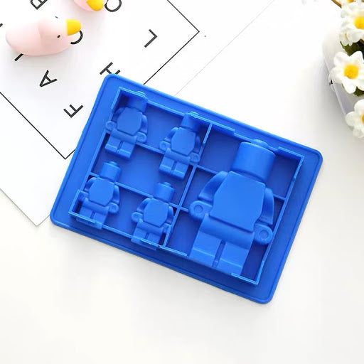 Lego Mini figures Mold  樂高人仔模具 - Blue 藍色