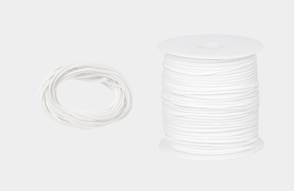 CW - White Cotton Wick No. 2 (Uncoated Wick) 白棉蠟芯 2號（無塗層蠟芯）