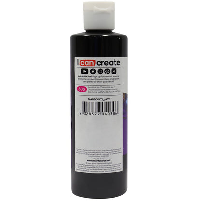 Mont Marte Pouring Acrylic Paint 240ml - Lamp Black