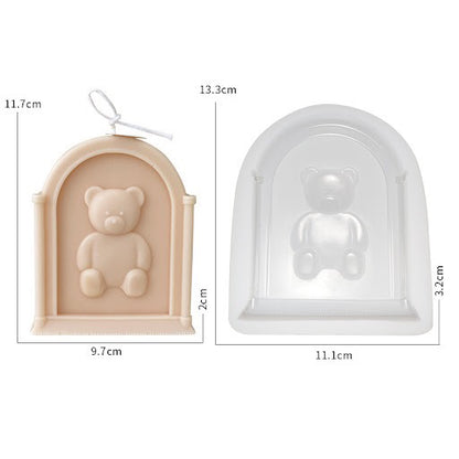 Bear Photo Frame mold 小熊相框模具